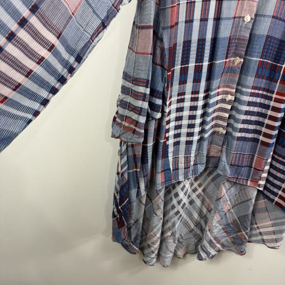 See and be seen Plaid Button Down Shirt for Women M - Picture 7 of 16